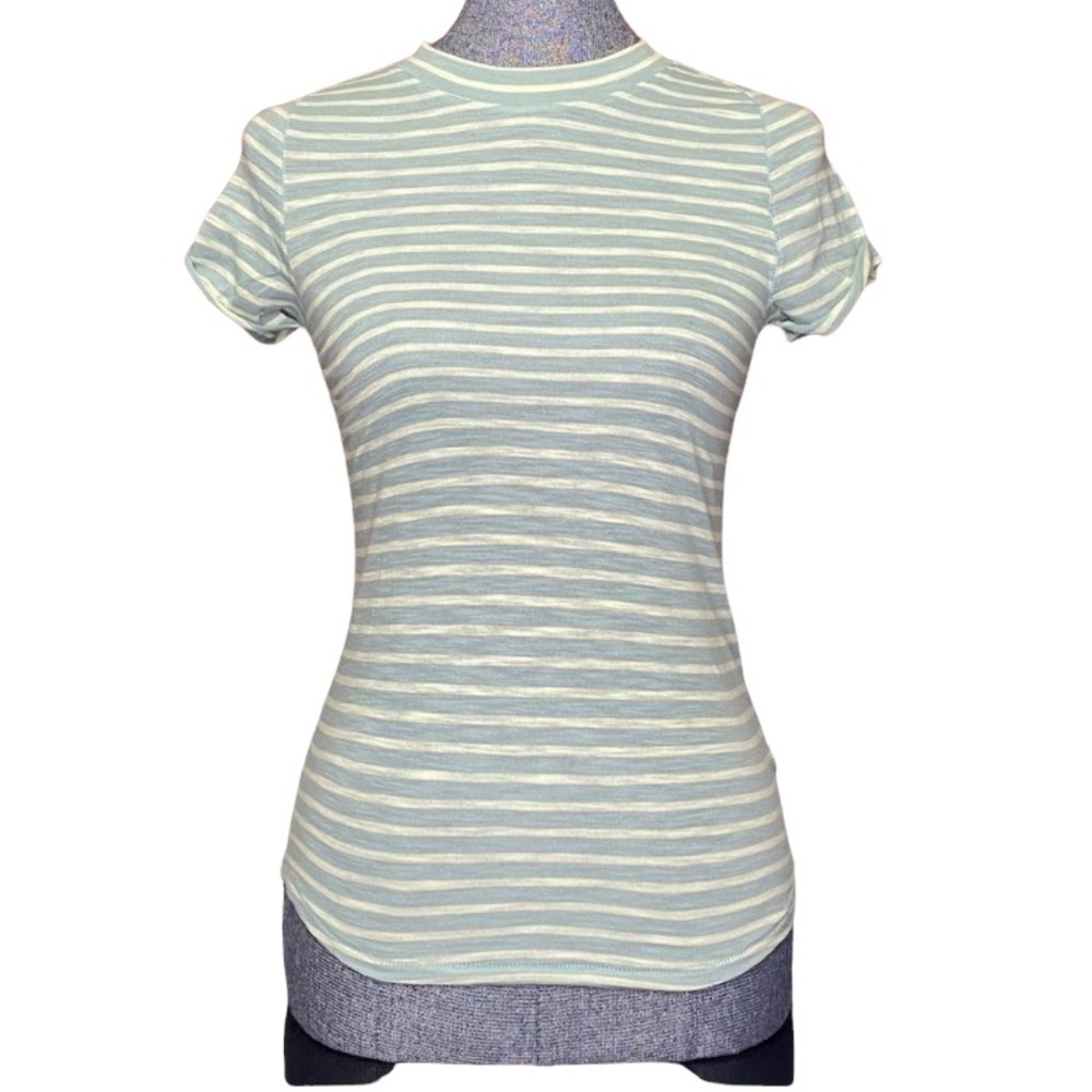 NWT Free People green short sleeve top Size XS